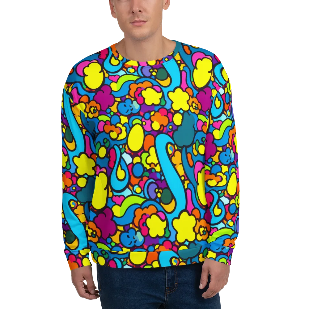 Pop Playland on Sweatshirt — Front