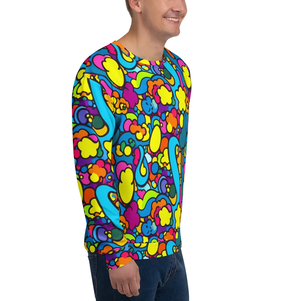 Pop Playland on Sweatshirt — Right Front
