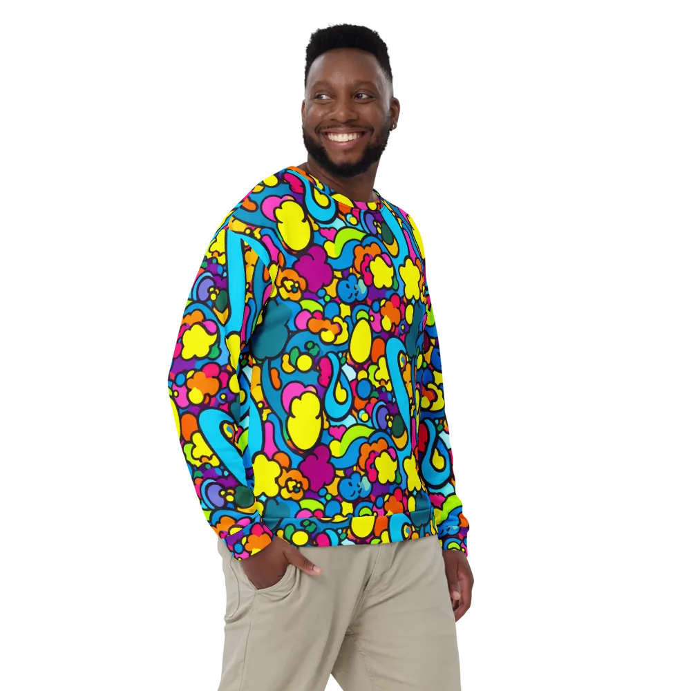 Pop Playland on Sweatshirt — Front