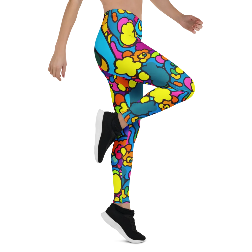 Pop Playland on Leggings — Right
