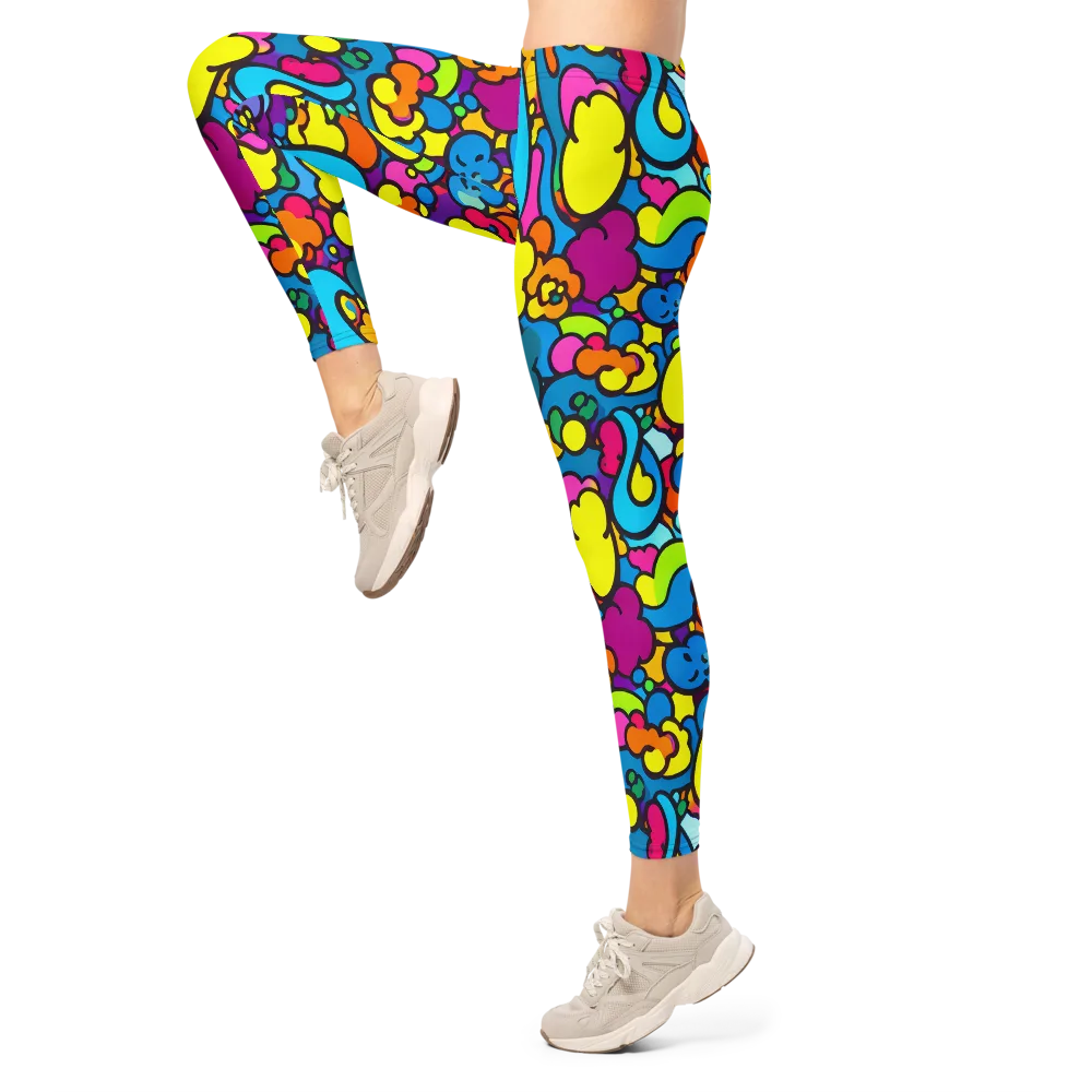 Pop Playland on Leggings — Left