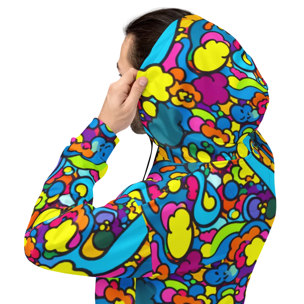 Pop Playland on Hoodie — Back