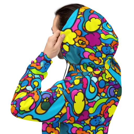 Pop Playland on a Hoodie