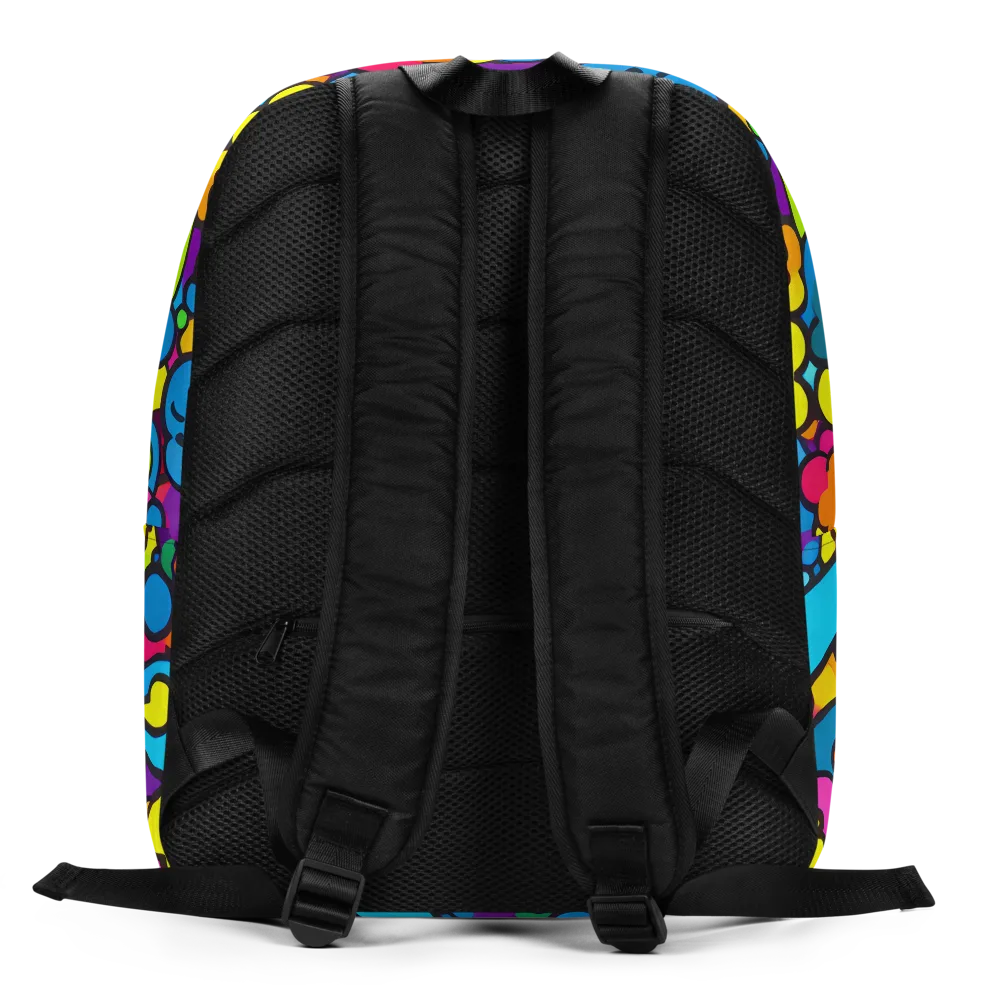 Pop Playland on Minimalist Backpack — Back
