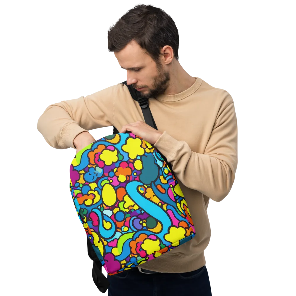 Pop Playland on Minimalist Backpack — Front