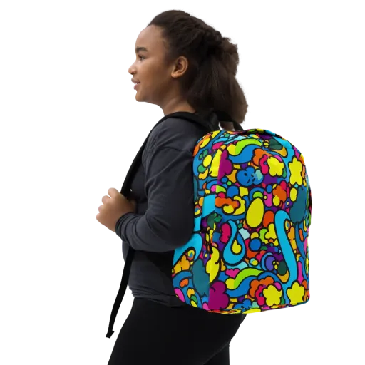 Pop Playland on a Minimalist Backpack
