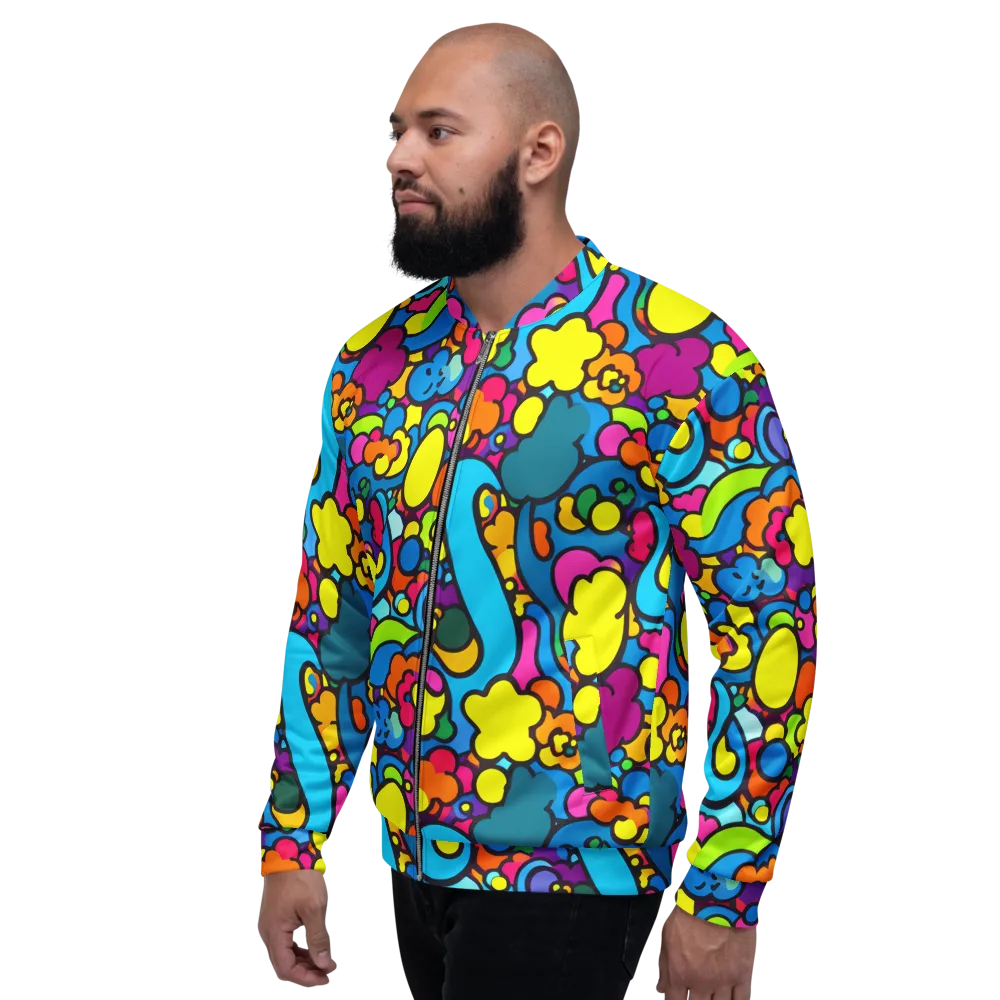Pop Playland on Bomber Jacket — Left