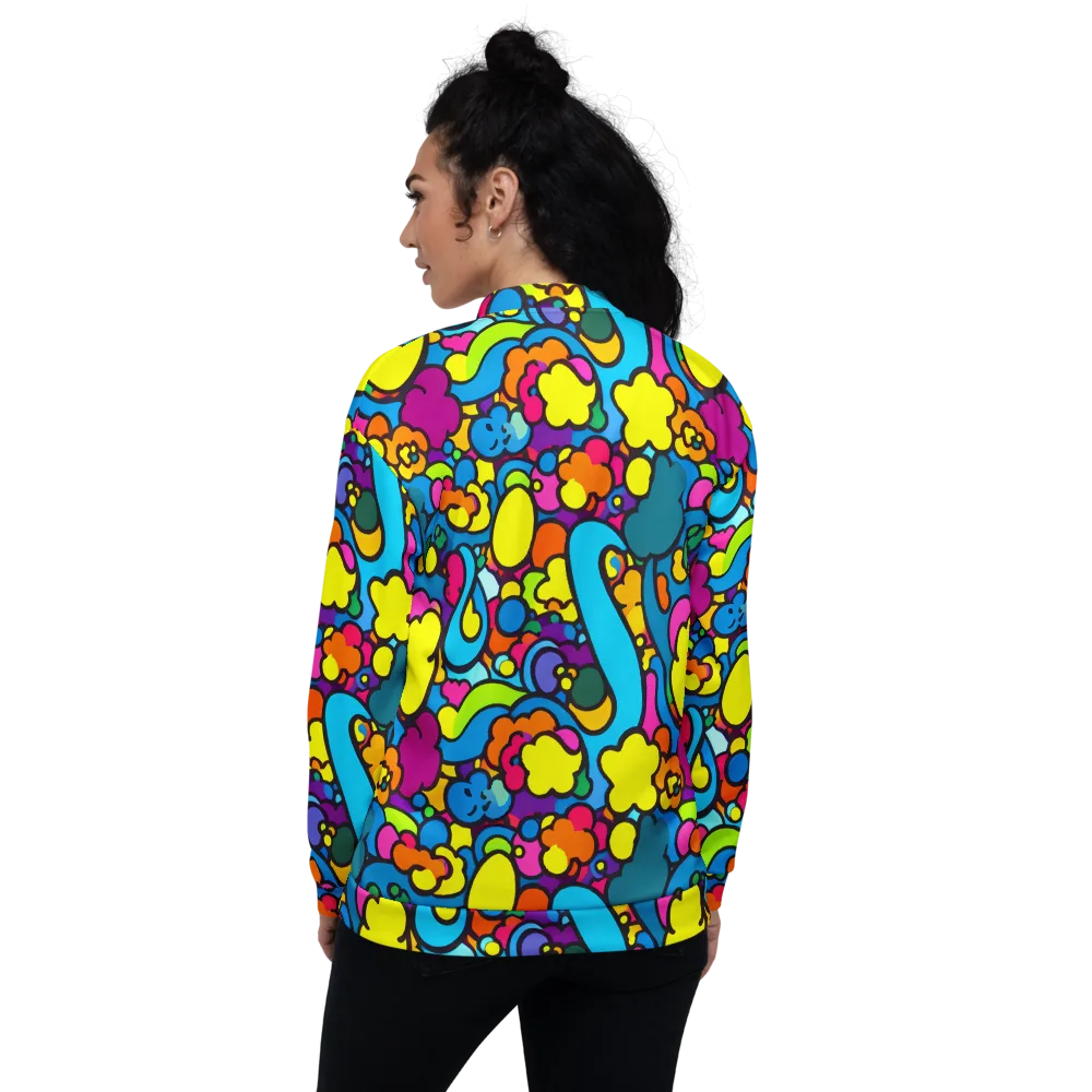 Pop Playland on Bomber Jacket — Back
