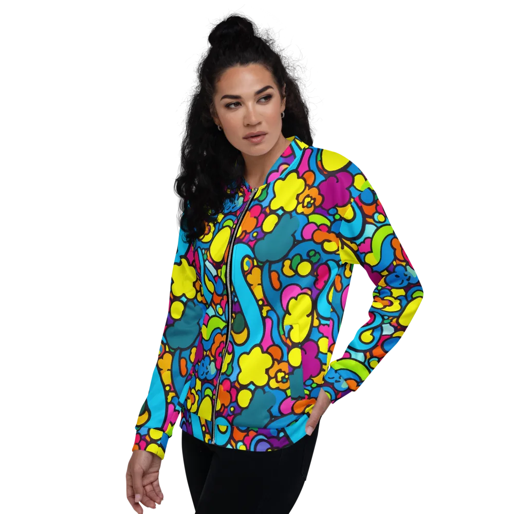 Pop Playland on Bomber Jacket — Left