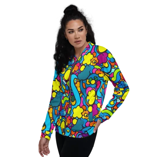 Pop Playland on a Bomber Jacket