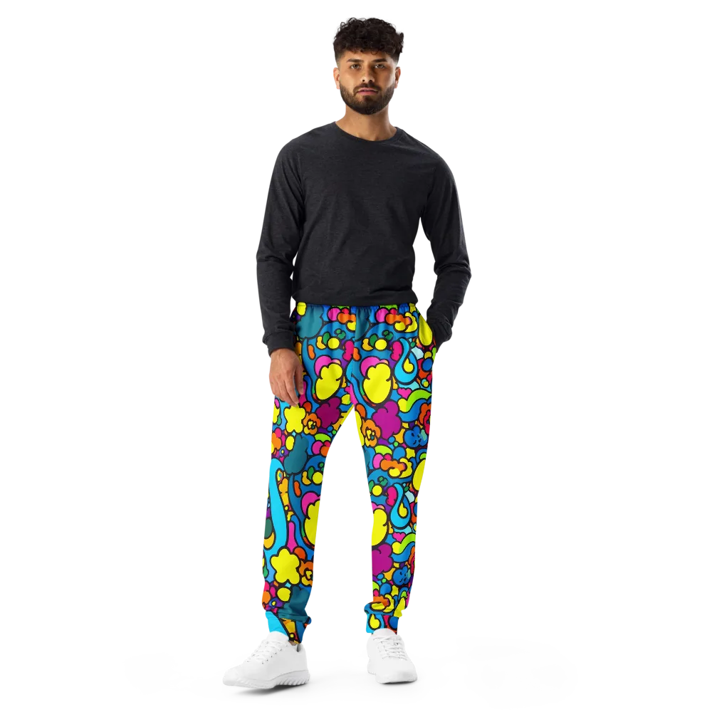 Pop Playland on Men's Joggers — Front