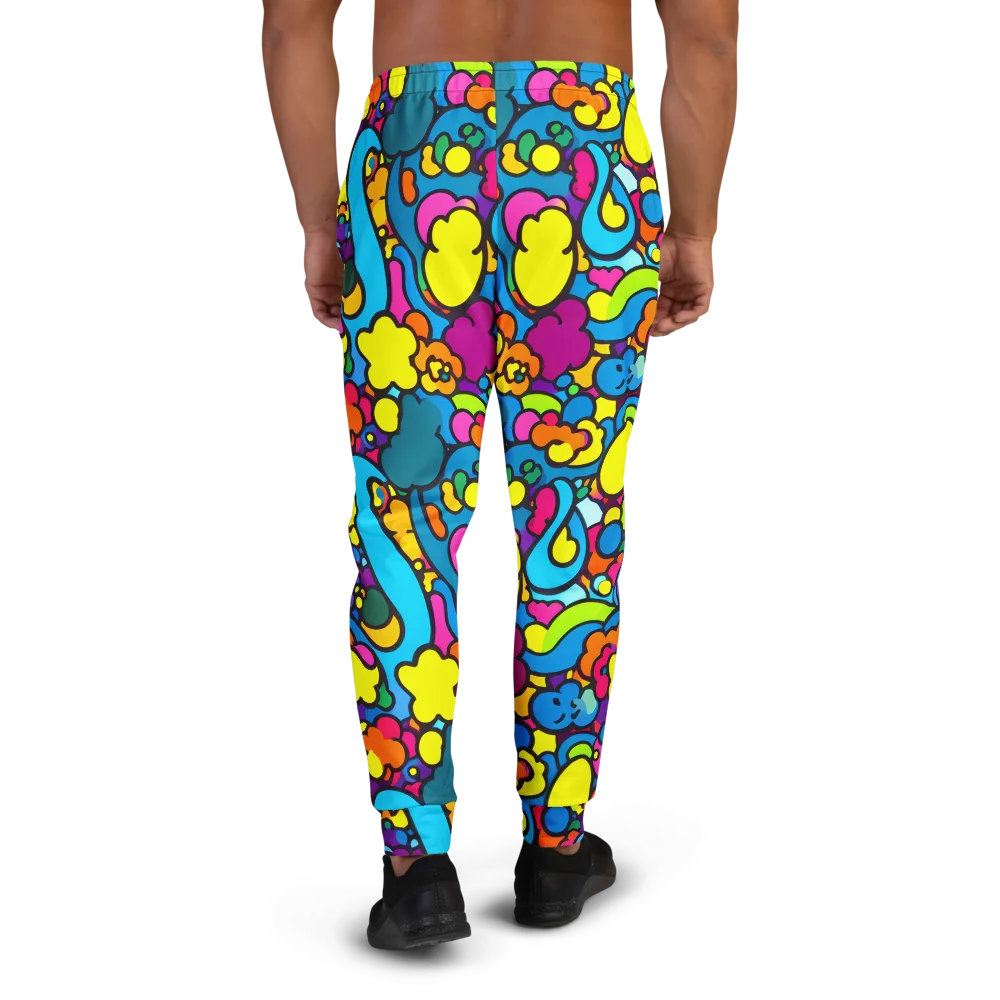 Pop Playland on Men's Joggers — Back