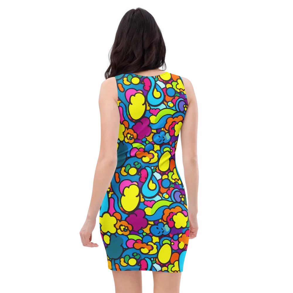 Pop Playland on Bodycon Dress — Back