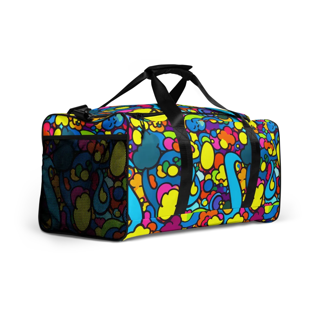 Pop Playland on Duffle Bag — Right Front