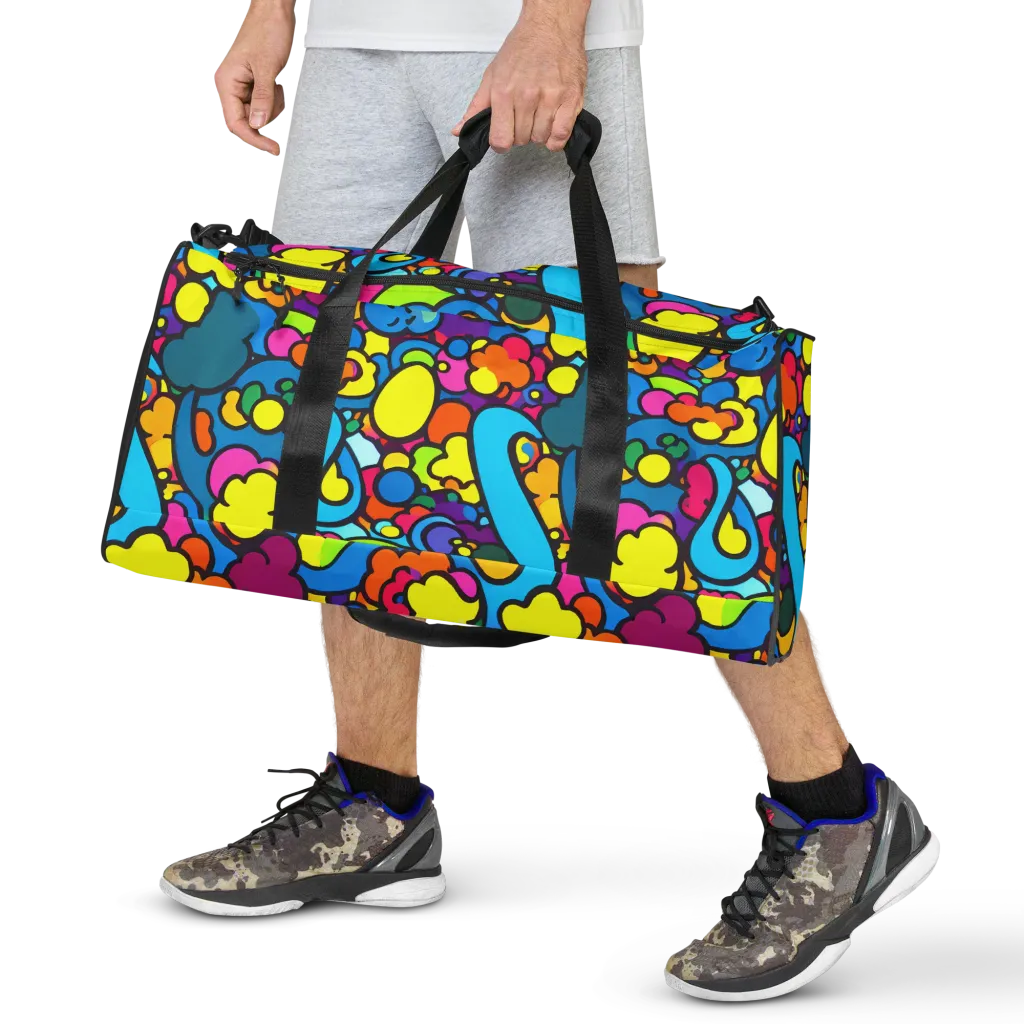 Pop Playland on Duffle Bag — Front