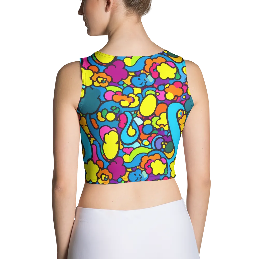 Pop Playland on Crop Top — Back