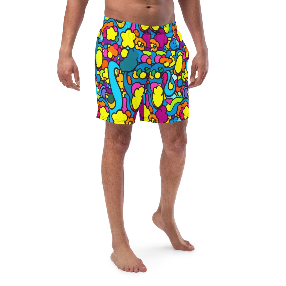 Pop Playland on Swim Trunks — Front