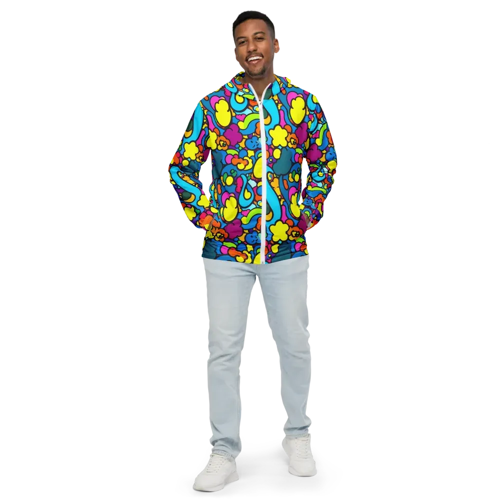 Pop Playland on Men's Windbreaker — Front