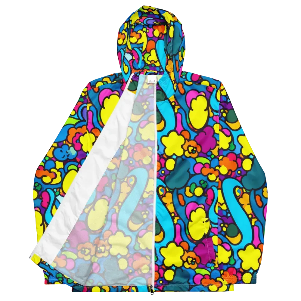 Pop Playland on Men's Windbreaker — Front