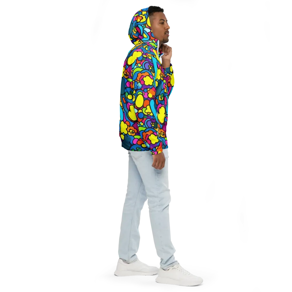 Pop Playland on Men's Windbreaker — Right