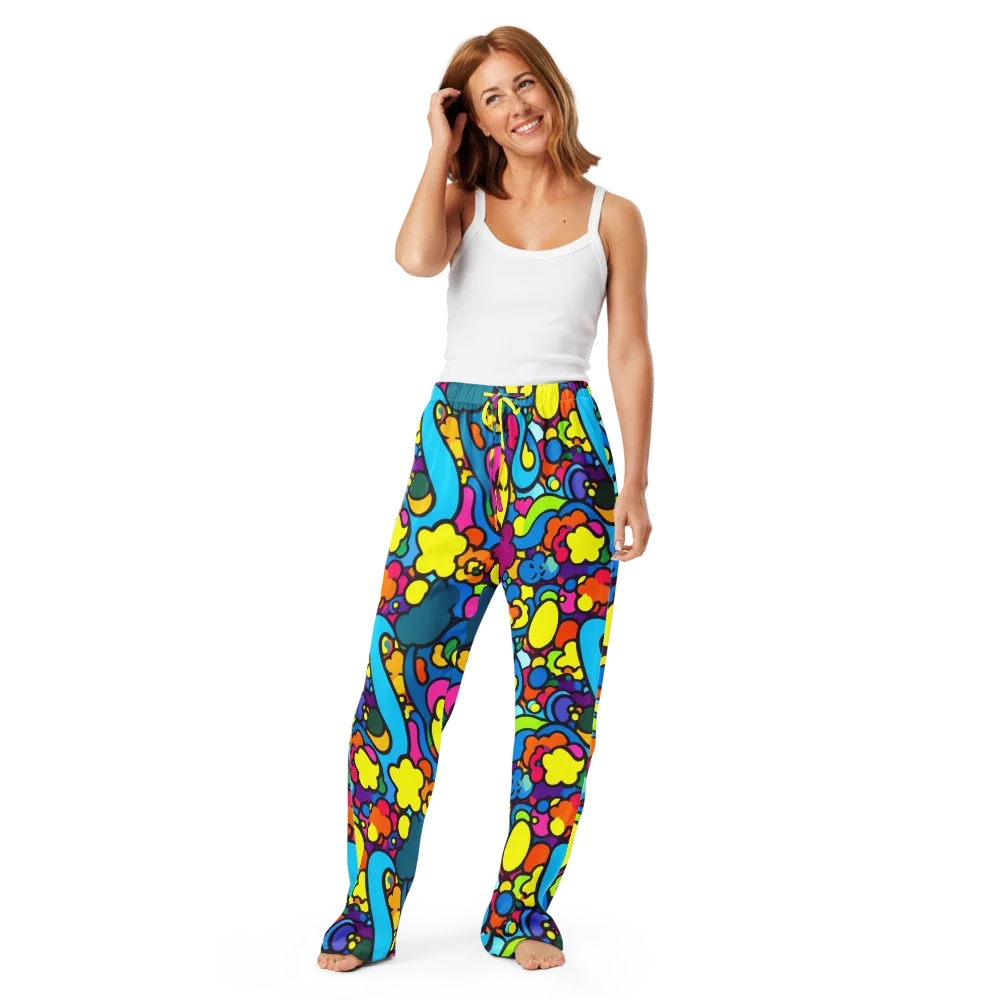 Pop Playland on Women's Pajama Pants — Front