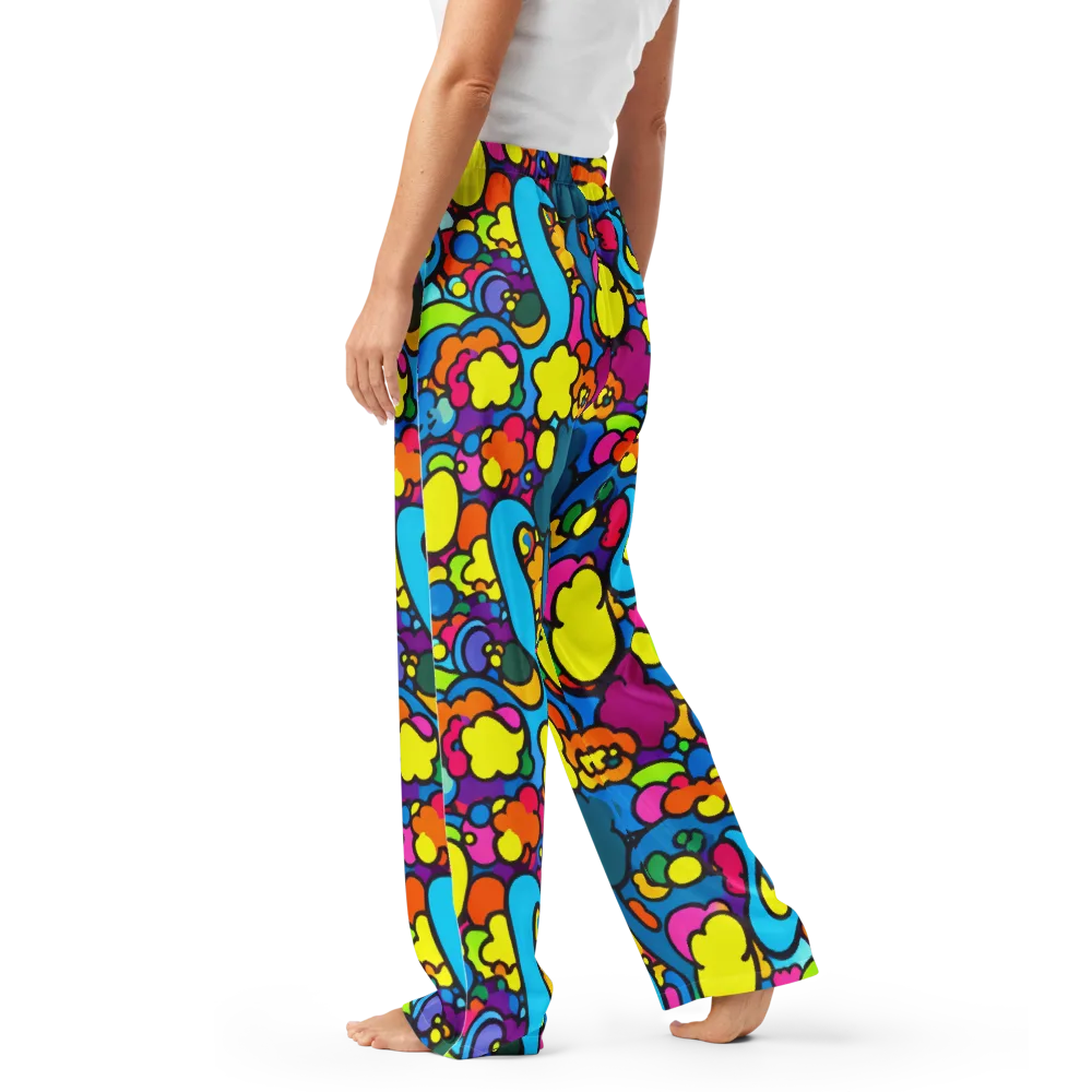 Pop Playland on Women's Pajama Pants — Left