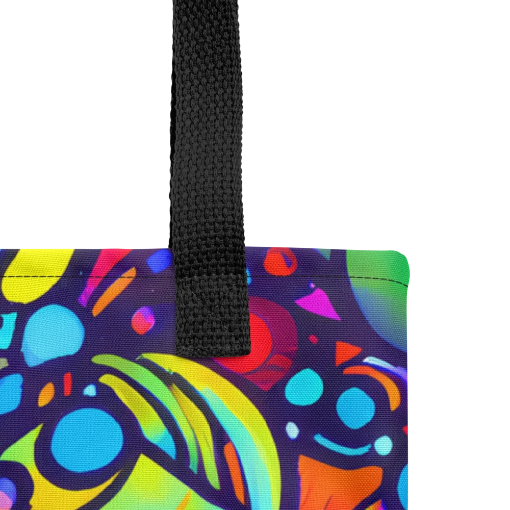 Neon Graffscape on Tote Bag — Product details