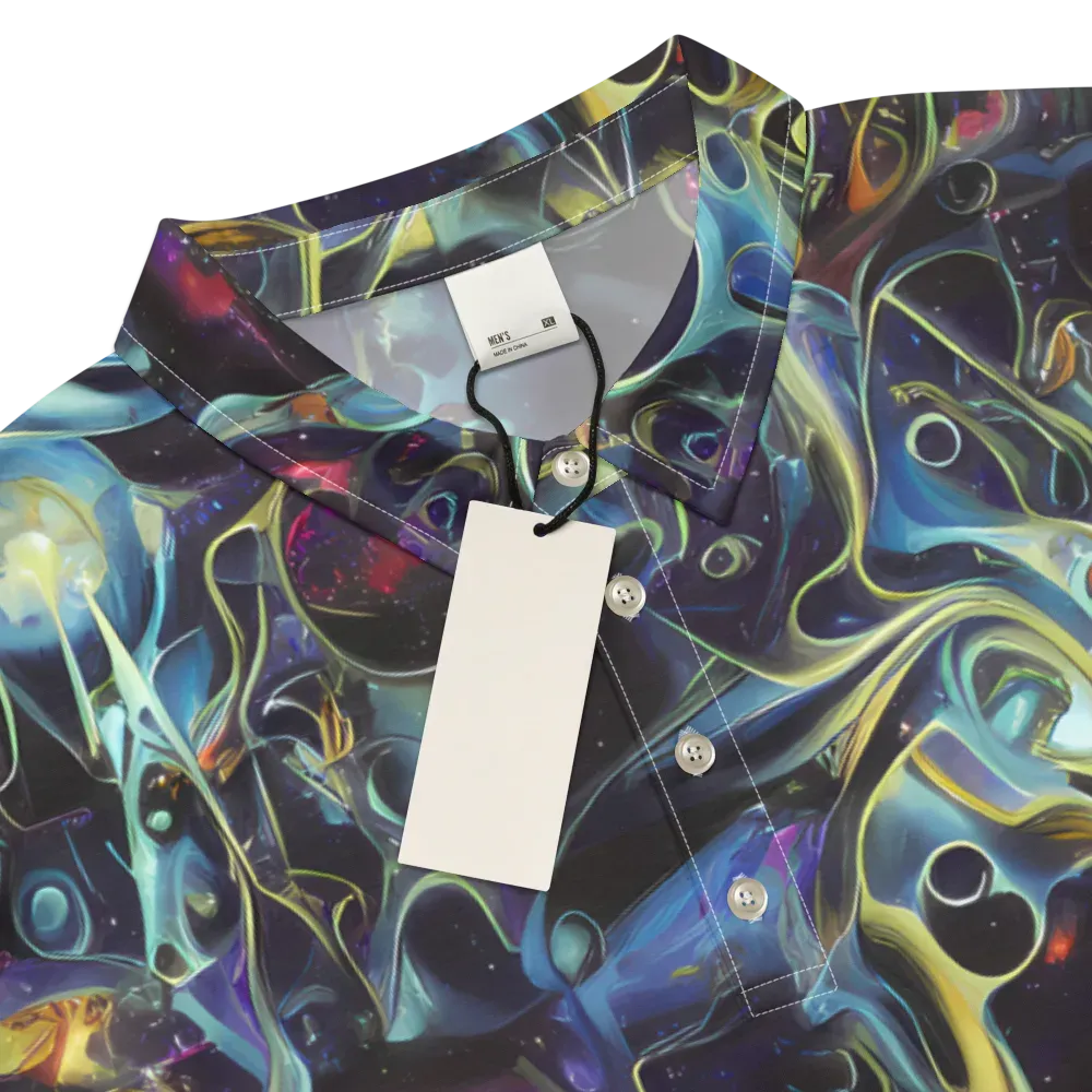 Galactic Enigma on Men's Slim Fit Polo Shirt — Product details