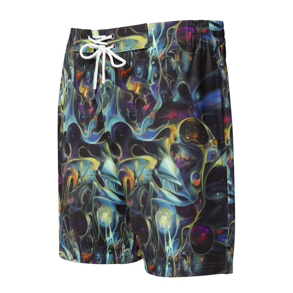Galactic Enigma on Men's Board Shorts — Front