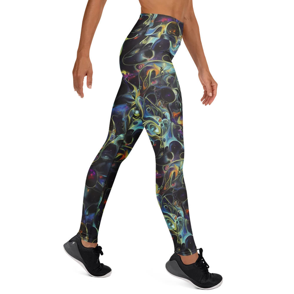 Galactic Enigma on Yoga Leggings — Right