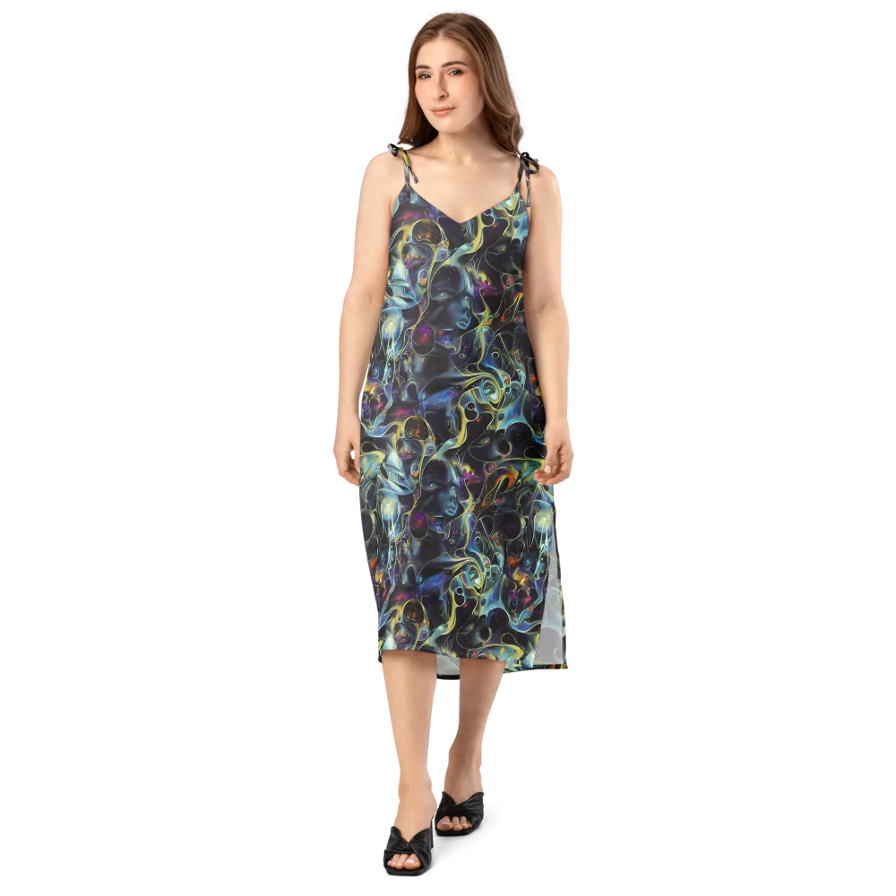 Galactic Enigma on Slip Dress — Front