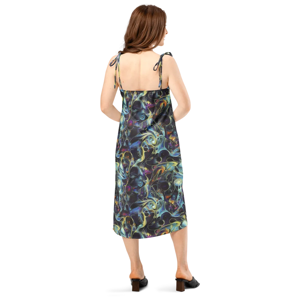 Galactic Enigma on Slip Dress — Back