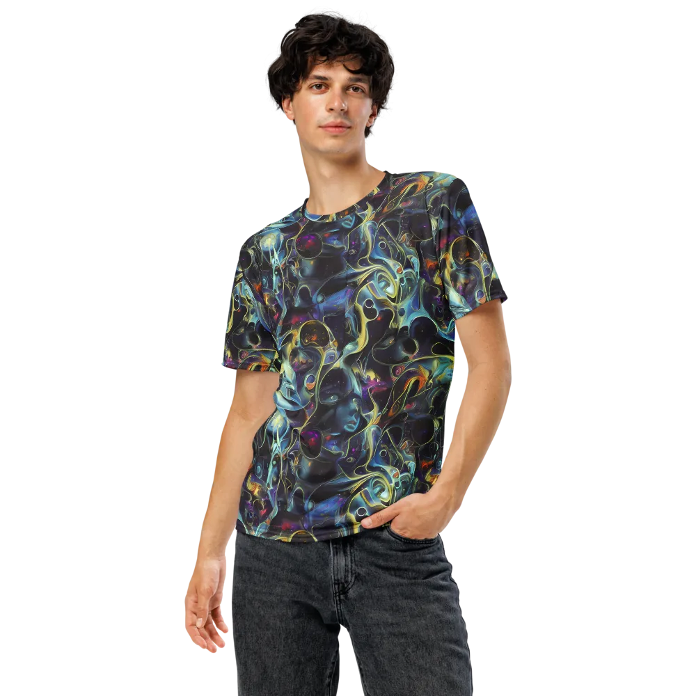 Galactic Enigma on Men's Crew Neck T-Shirt — Front