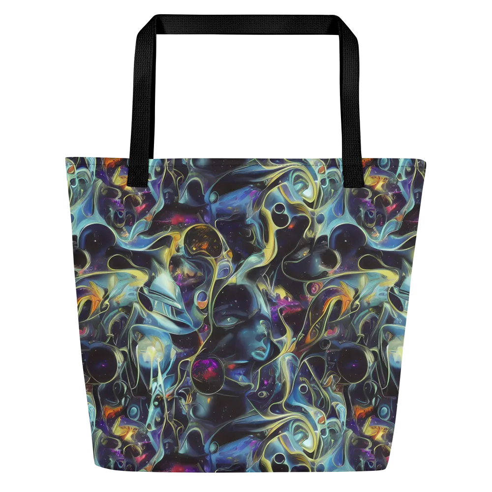 Galactic Enigma on Large Tote Bag W/ Pocket — Front