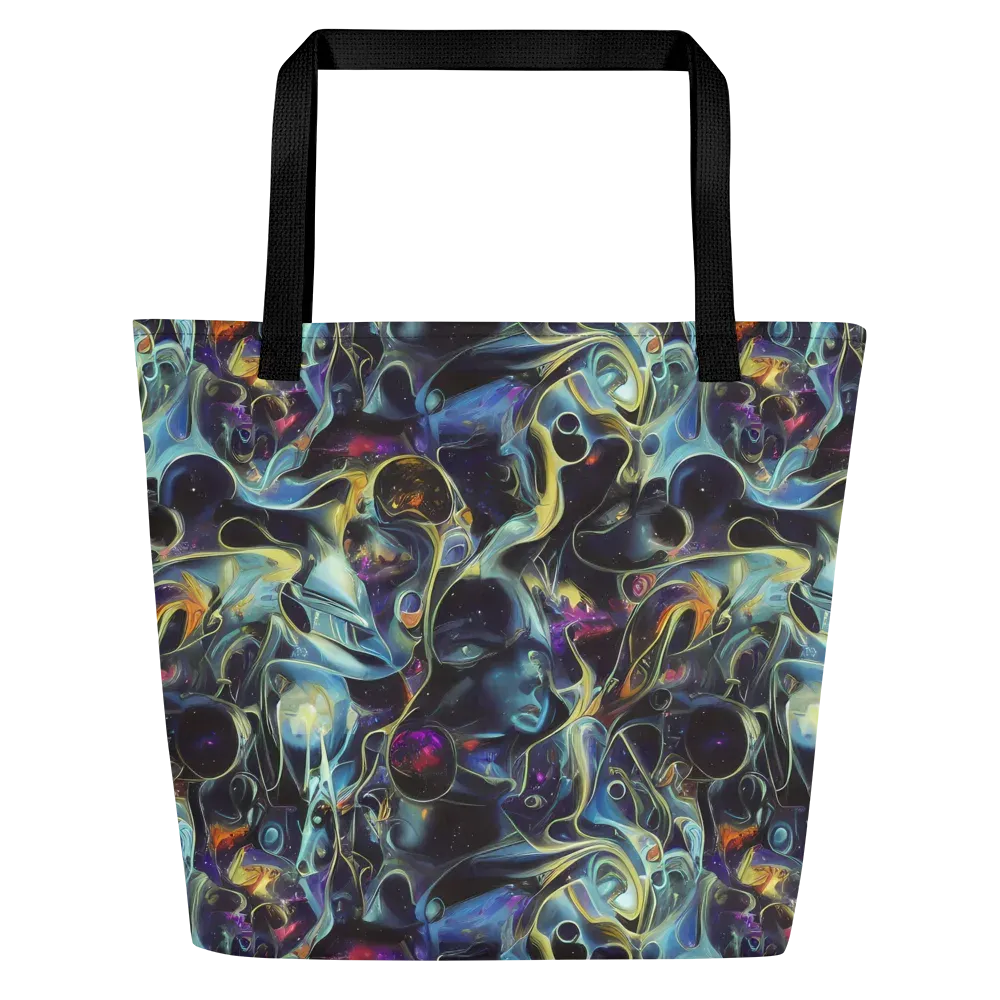 Galactic Enigma on Large Tote Bag W/ Pocket — Front