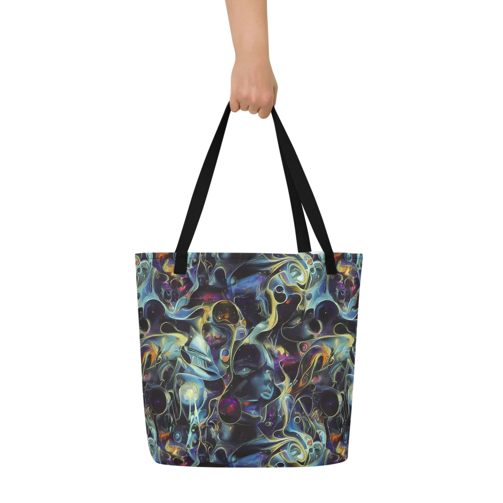Galactic Enigma on Large Tote Bag W/ Pocket — Front