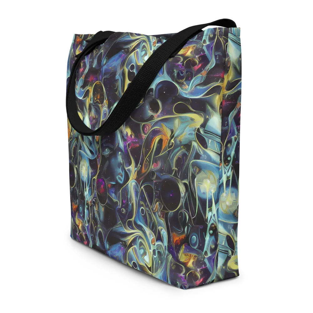 Galactic Enigma on Large Tote Bag W/ Pocket — Front