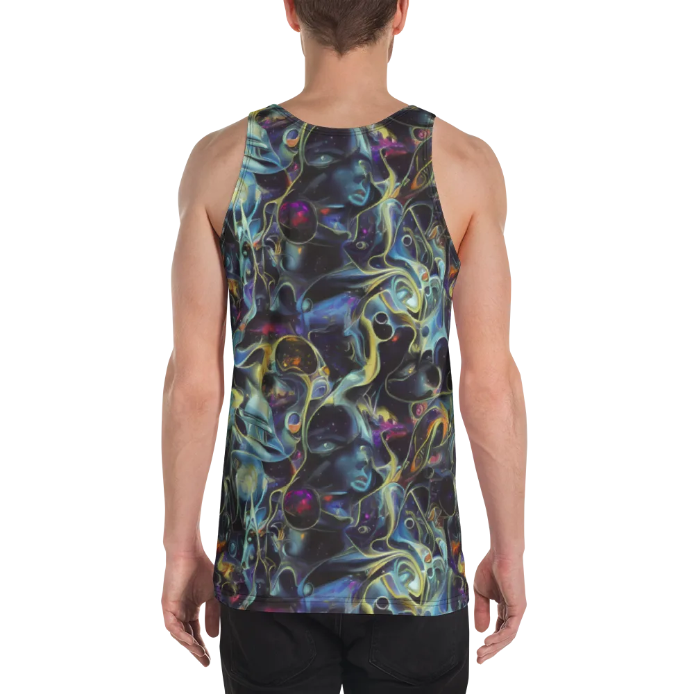 Galactic Enigma on Men's Tank Top — Back