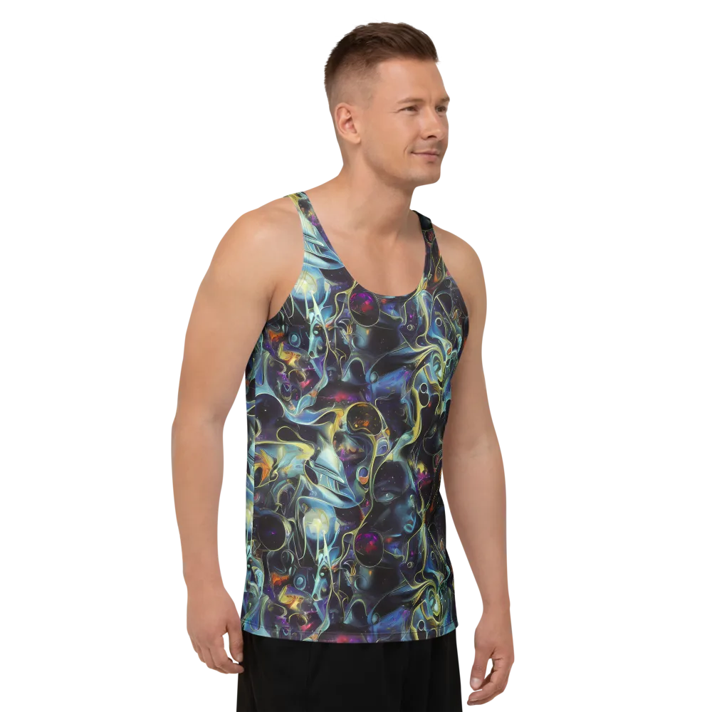 Galactic Enigma on Men's Tank Top — Right Front