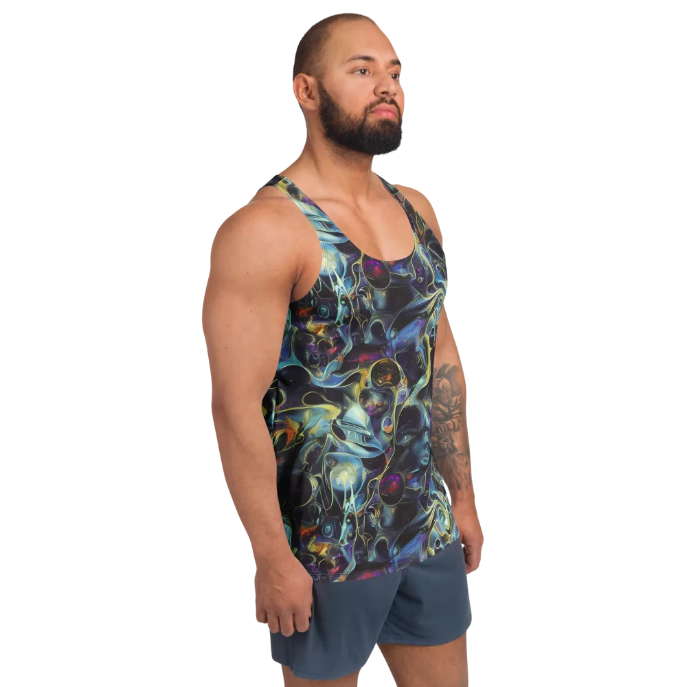 Galactic Enigma on Men's Tank Top — Right Front
