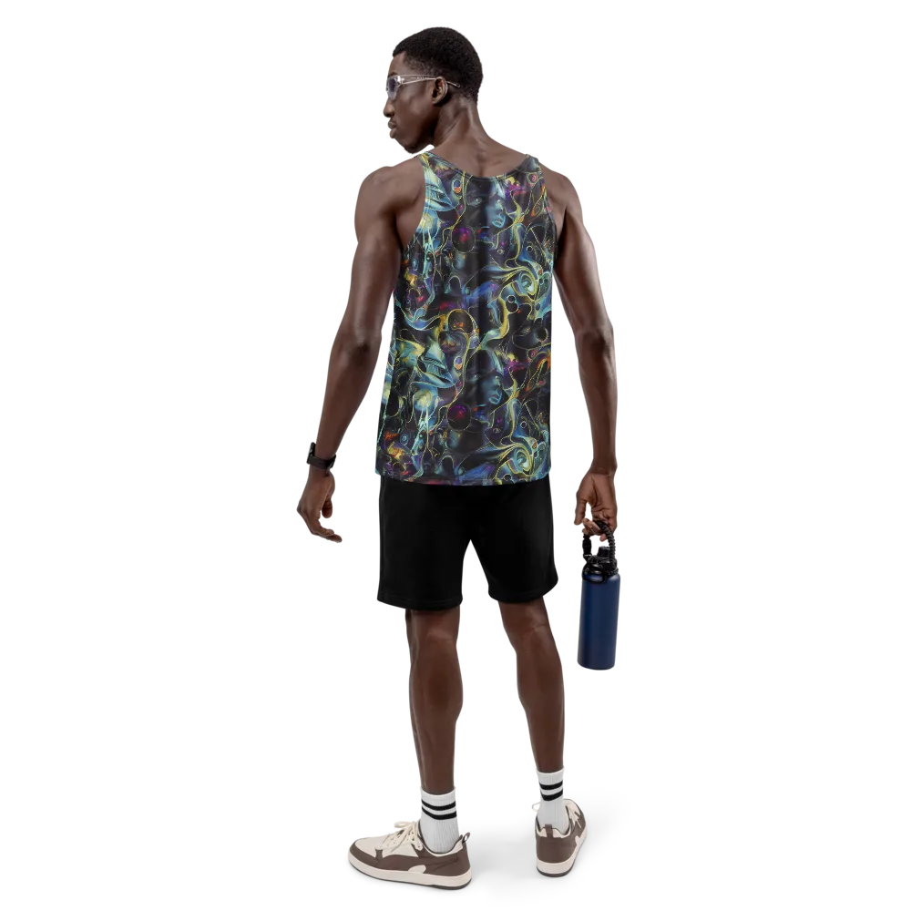 Galactic Enigma on Men's Tank Top — Back