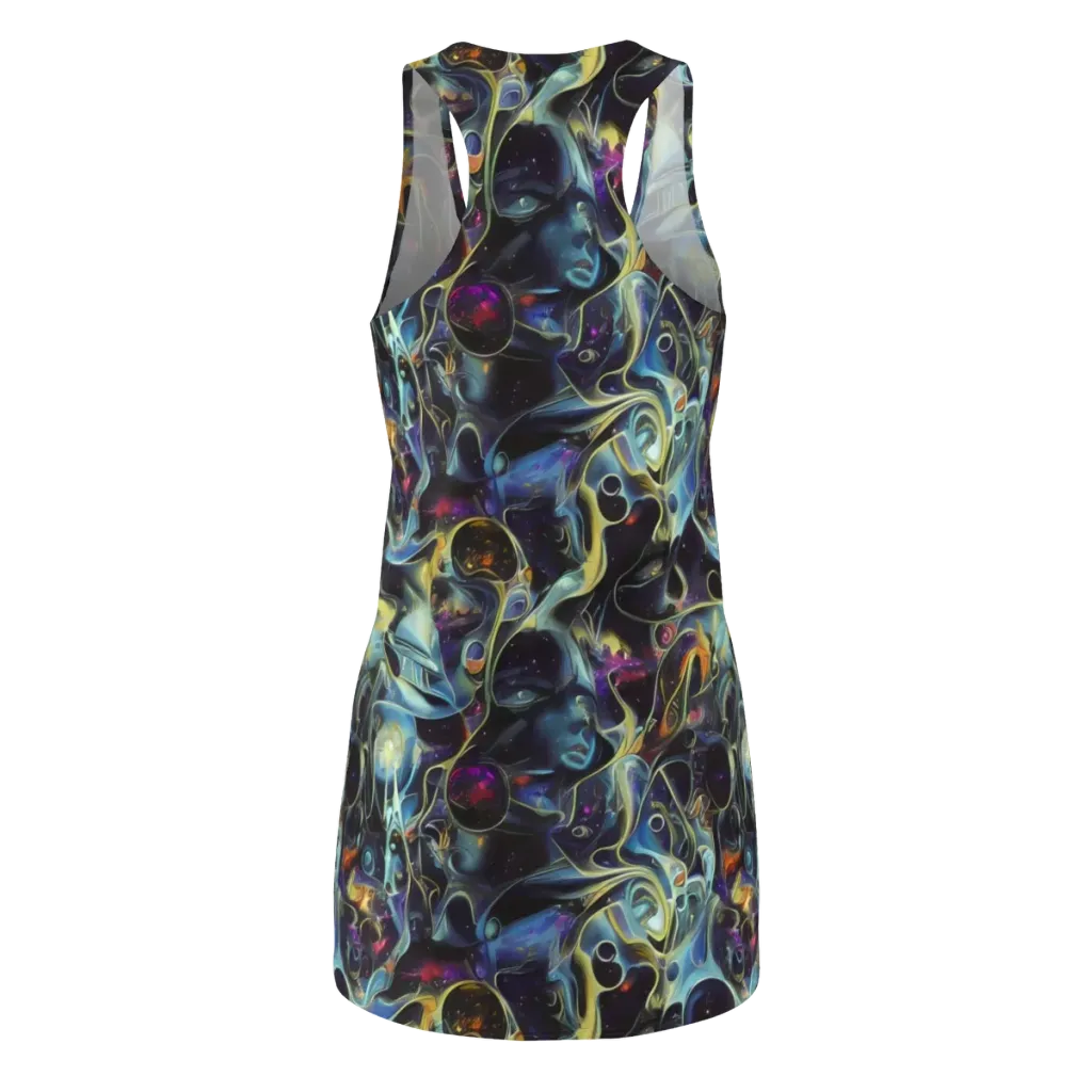 Galactic Enigma on Racerback Dress — Back