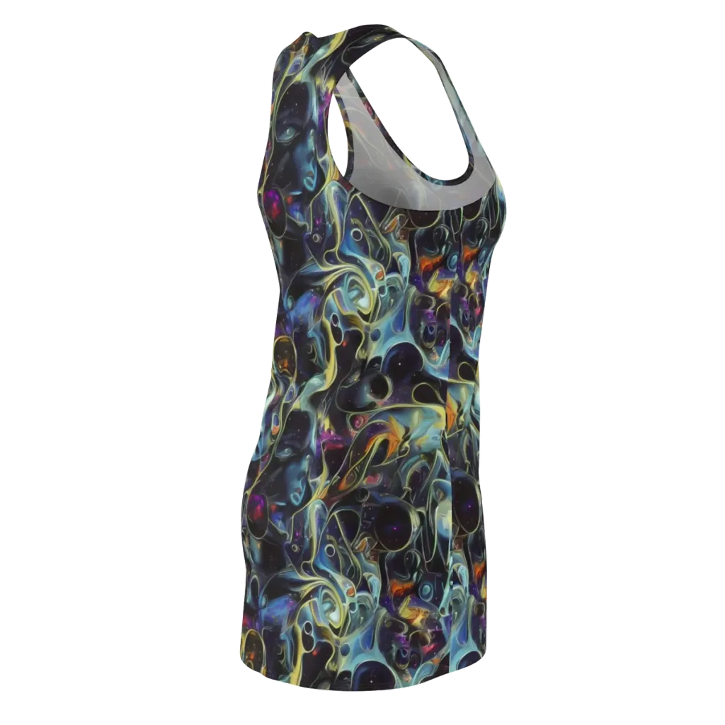 Galactic Enigma on Racerback Dress — Back Side
