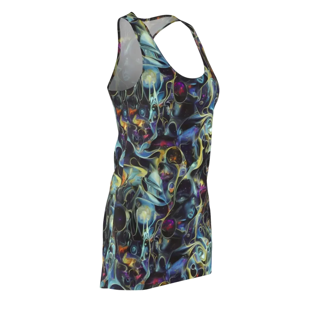 Galactic Enigma on Racerback Dress — Front Side
