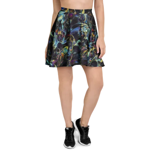 Galactic Enigma on a Skater Skirt