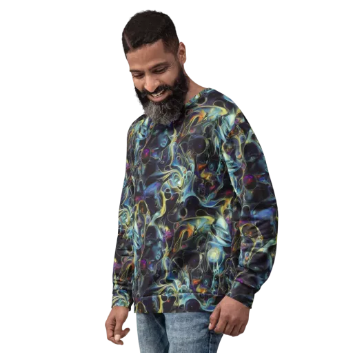 Galactic Enigma on a Sweatshirt