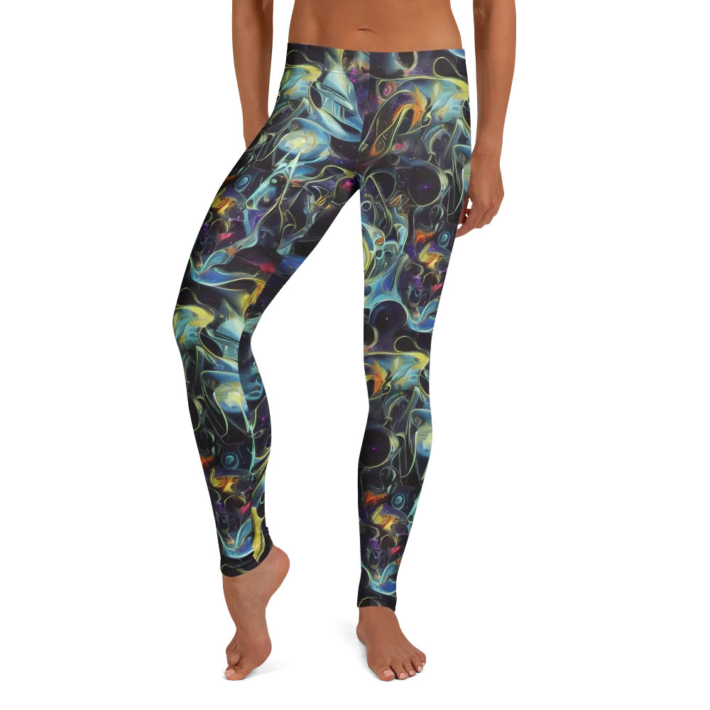 Galactic Enigma on Leggings — Front