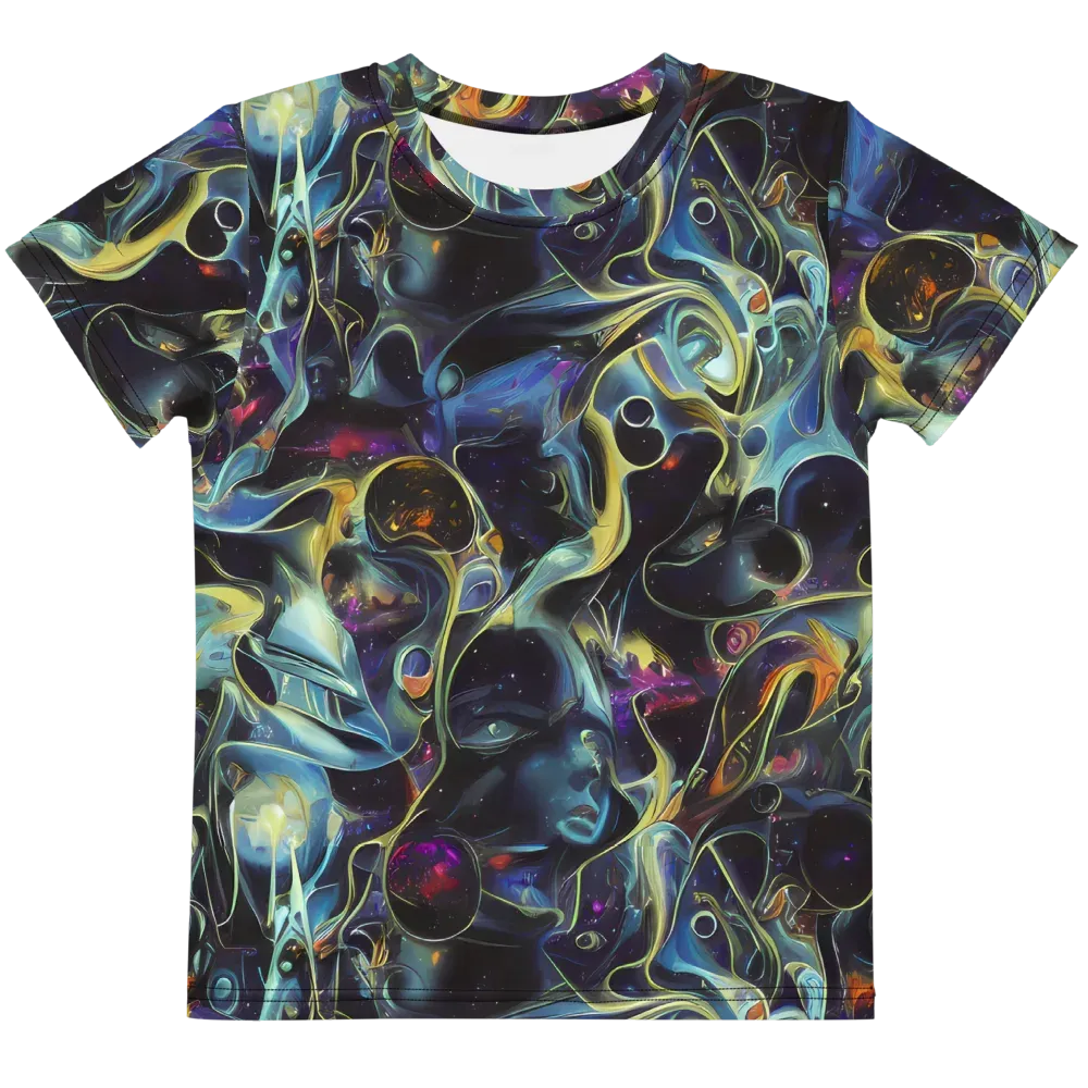 Galactic Enigma on Kids Crew Neck T-Shirt — Front