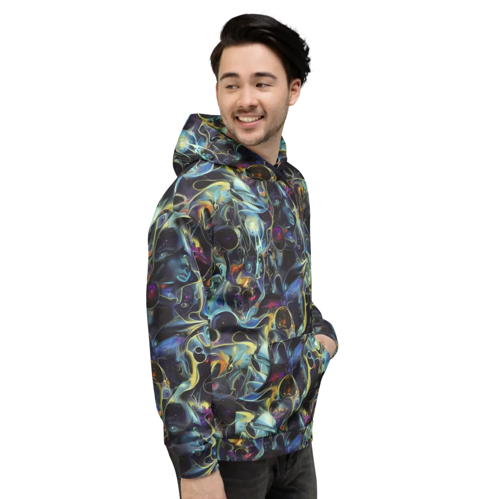 Galactic Enigma on Hoodie — Right
