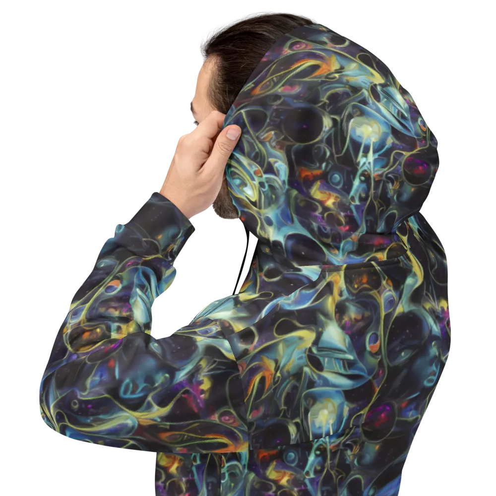 Galactic Enigma on Hoodie — Back